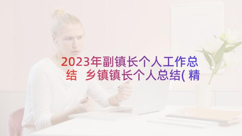 2023年副镇长个人工作总结 乡镇镇长个人总结(精选5篇)