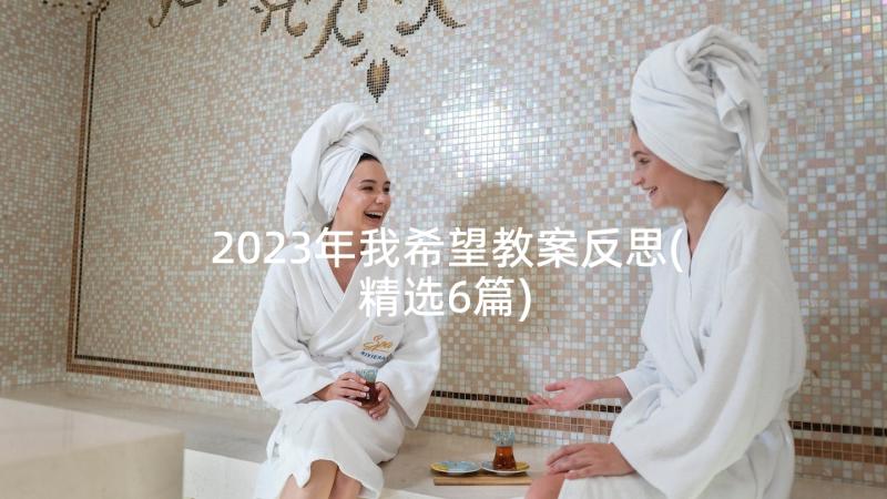 2023年我希望教案反思(精选6篇)