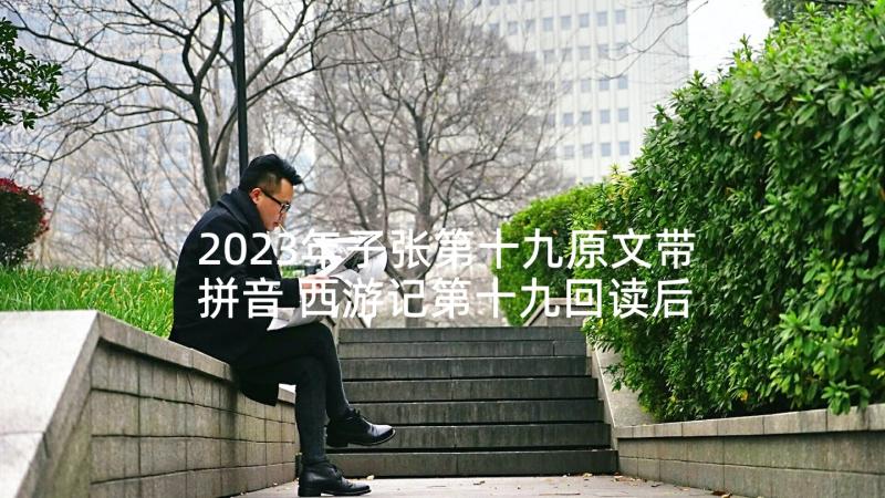 2023年子张第十九原文带拼音 西游记第十九回读后感(汇总5篇)