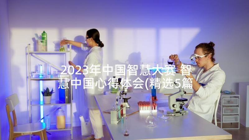 2023年中国智慧大赛 智慧中国心得体会(精选5篇)
