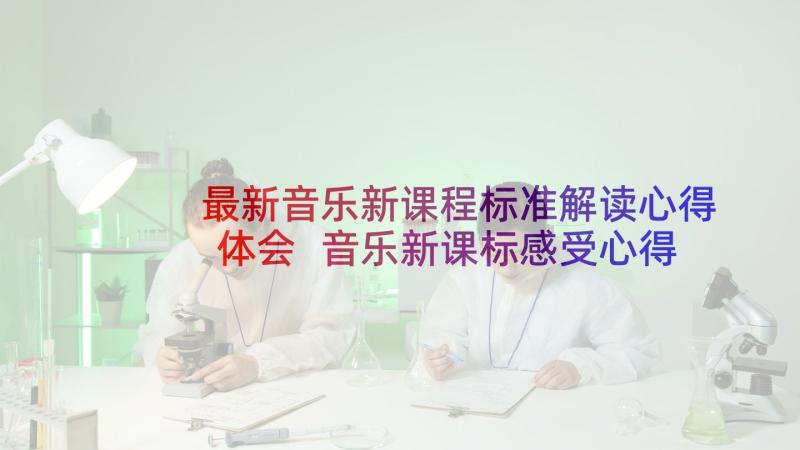 最新音乐新课程标准解读心得体会 音乐新课标感受心得体会(实用5篇)