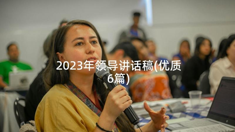 2023年领导讲话稿(优质6篇)