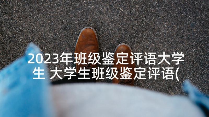 2023年班级鉴定评语大学生 大学生班级鉴定评语(通用10篇)