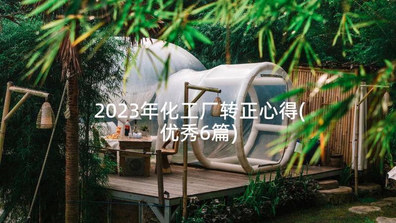 2023年化工厂转正心得(优秀6篇)