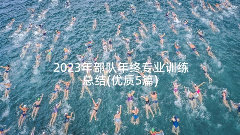 2023年部队年终专业训练总结(优质5篇)