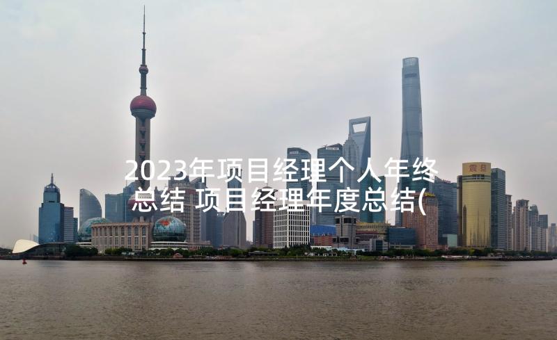 2023年项目经理个人年终总结 项目经理年度总结(精选8篇)