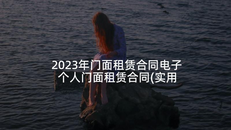 2023年门面租赁合同电子 个人门面租赁合同(实用10篇)