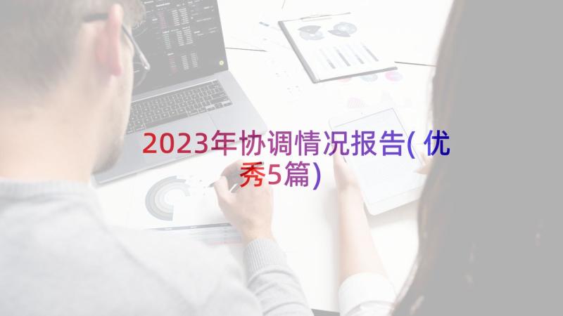 2023年协调情况报告(优秀5篇)