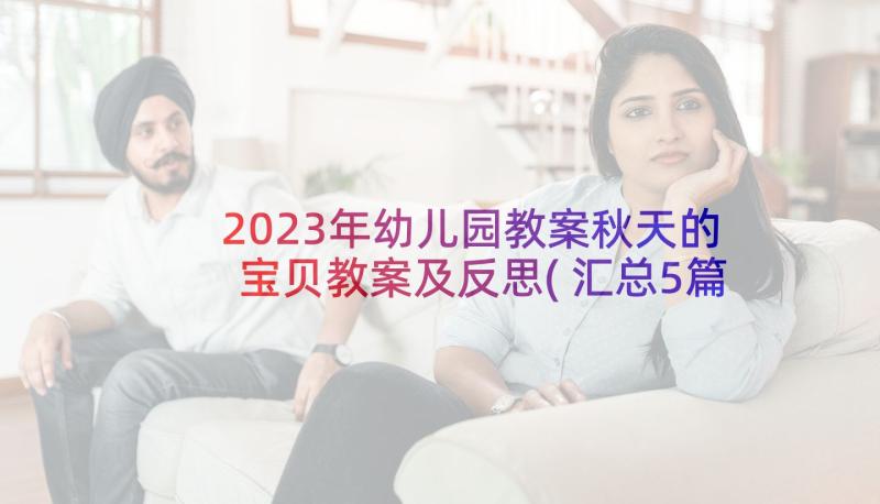 2023年幼儿园教案秋天的宝贝教案及反思(汇总5篇)