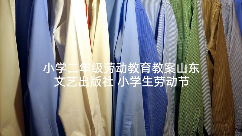 小学二年级劳动教育教案山东文艺出版社 小学生劳动节教育教案(大全5篇)