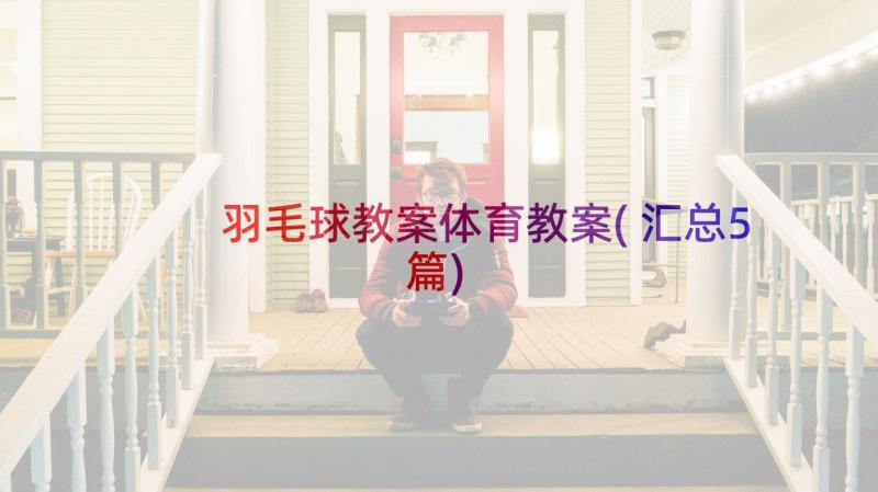 羽毛球教案体育教案(汇总5篇)