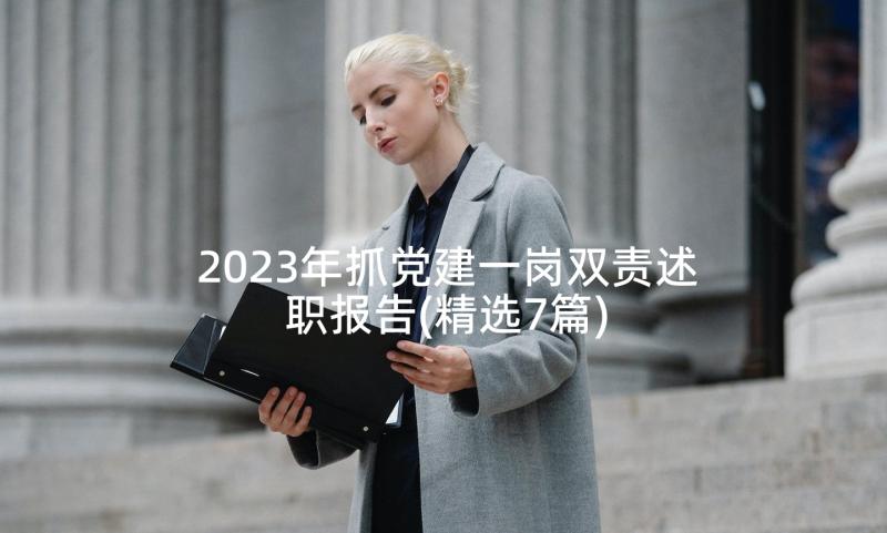 2023年抓党建一岗双责述职报告(精选7篇)