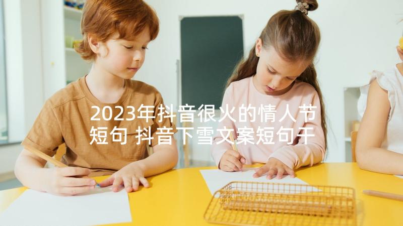 2023年抖音很火的情人节短句 抖音下雪文案短句干净治愈(优质6篇)