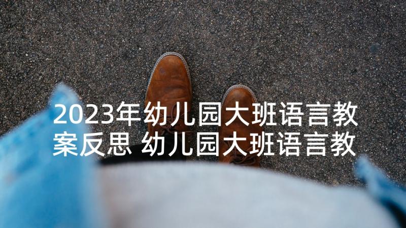 2023年幼儿园大班语言教案反思 幼儿园大班语言教案用字组词含反思(实用6篇)