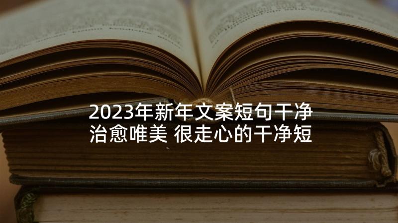 2023年新年文案短句干净治愈唯美 很走心的干净短句(模板7篇)