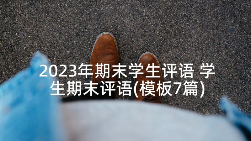 2023年期末学生评语 学生期末评语(模板7篇)