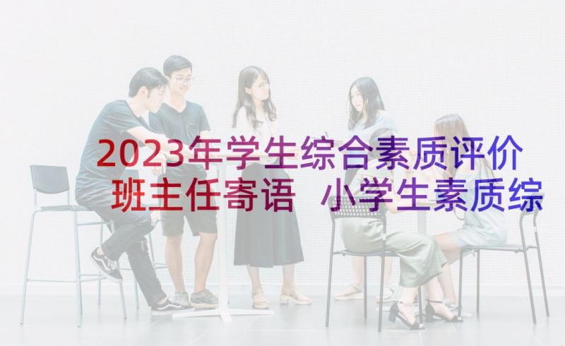 2023年学生综合素质评价班主任寄语 小学生素质综合评价(汇总6篇)