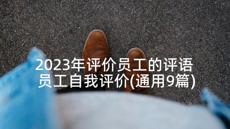 2023年评价员工的评语 员工自我评价(通用9篇)