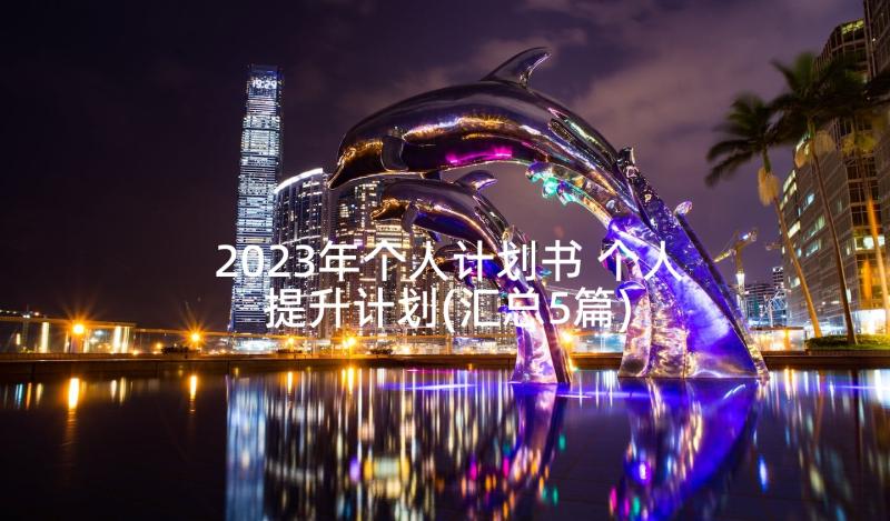 2023年个人计划书 个人提升计划(汇总5篇)