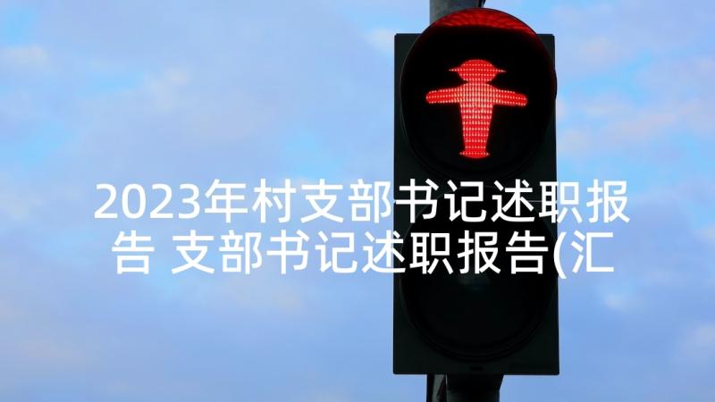 2023年村支部书记述职报告 支部书记述职报告(汇总9篇)