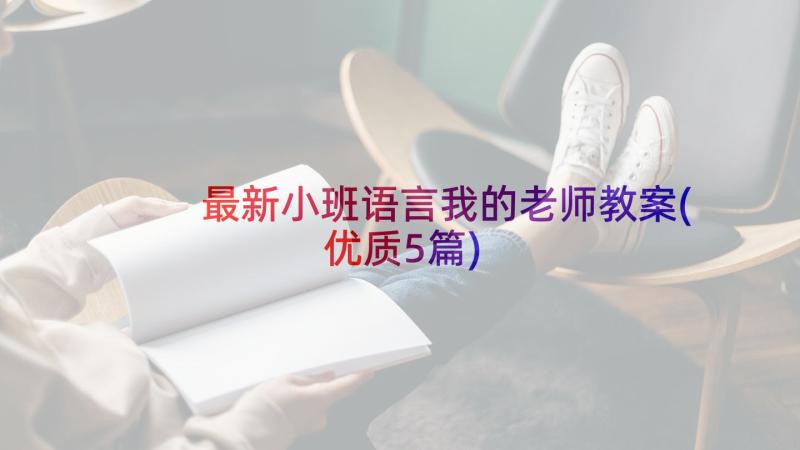 最新小班语言我的老师教案(优质5篇)