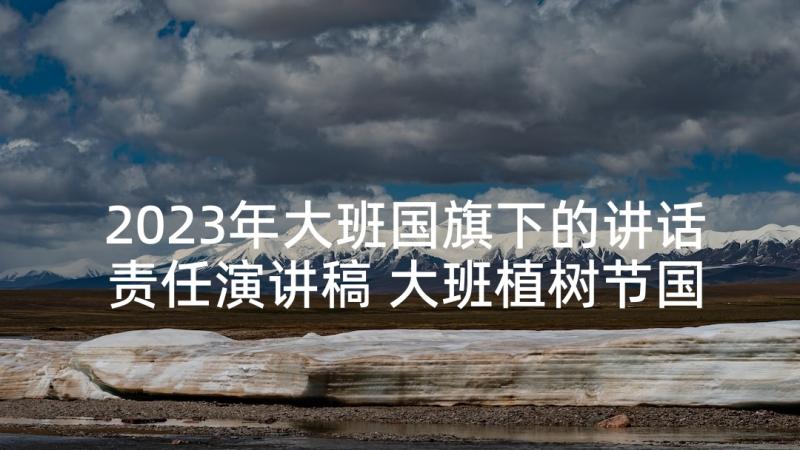 2023年大班国旗下的讲话责任演讲稿 大班植树节国旗下讲话稿(优质10篇)