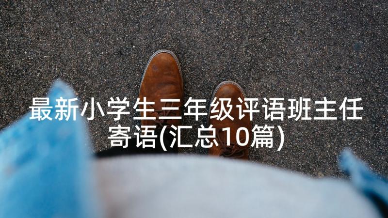 最新小学生三年级评语班主任寄语(汇总10篇)