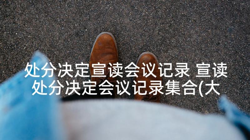 处分决定宣读会议记录 宣读处分决定会议记录集合(大全5篇)