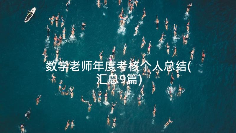 数学老师年度考核个人总结(汇总9篇)