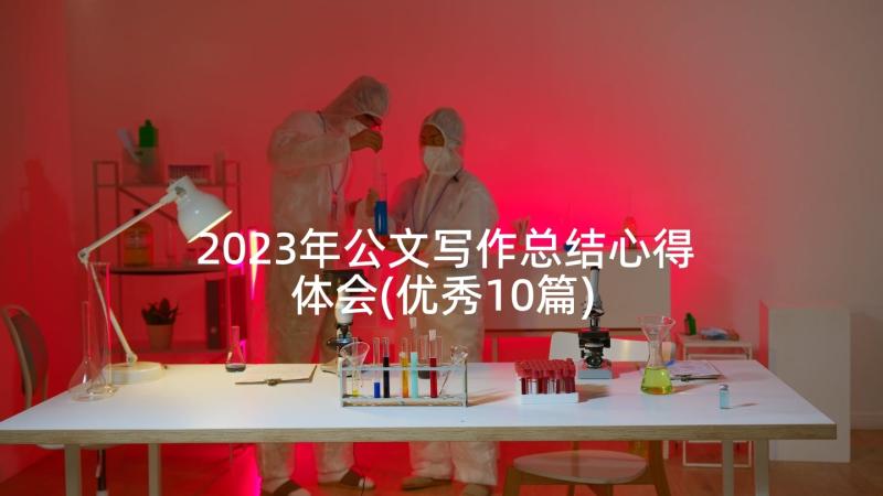 2023年公文写作总结心得体会(优秀10篇)