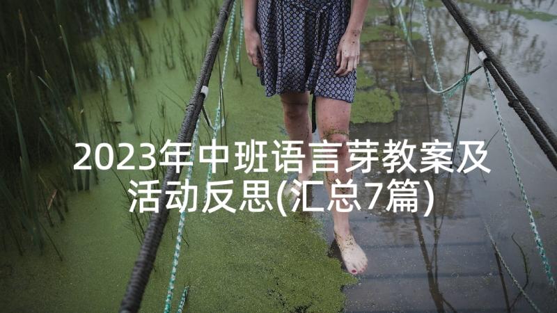 2023年中班语言芽教案及活动反思(汇总7篇)