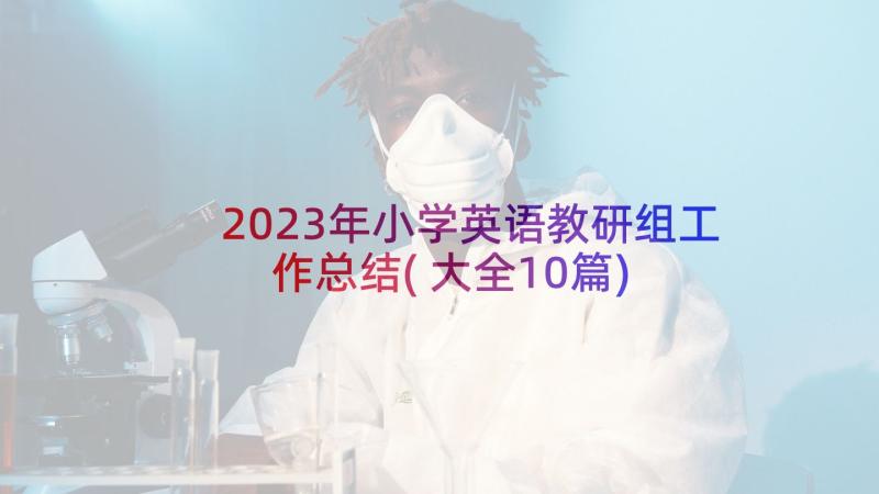 2023年小学英语教研组工作总结(大全10篇)