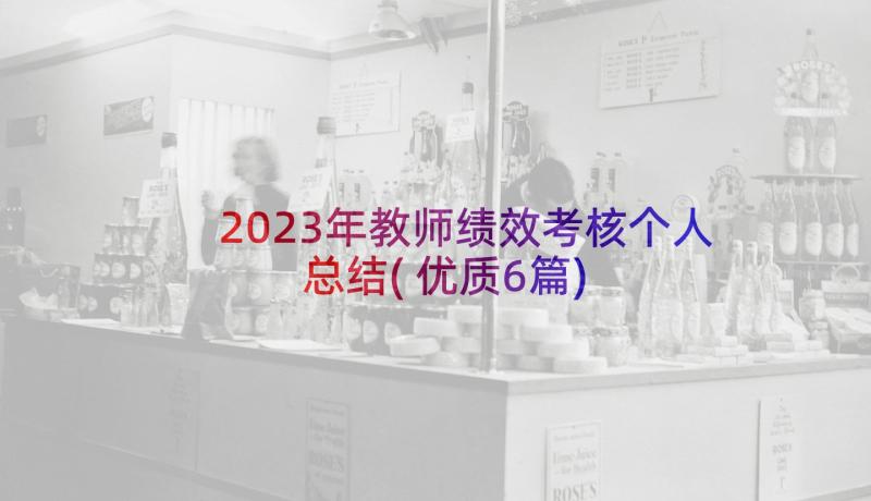 2023年教师绩效考核个人总结(优质6篇)