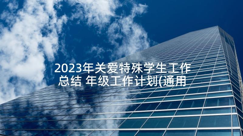 2023年关爱特殊学生工作总结 年级工作计划(通用6篇)