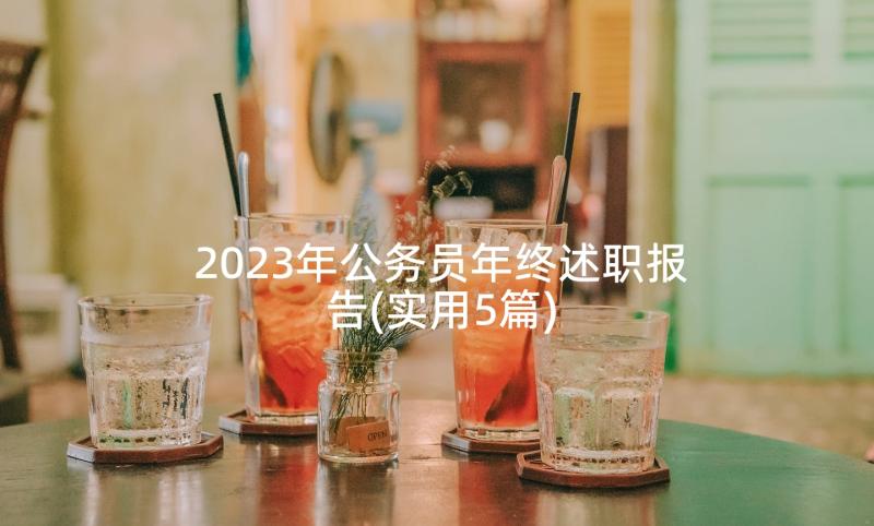 2023年公务员年终述职报告(实用5篇)