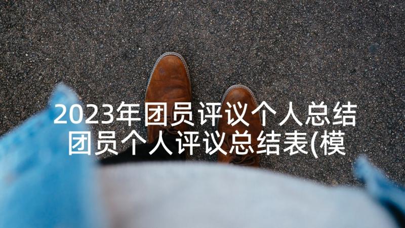 2023年团员评议个人总结 团员个人评议总结表(模板5篇)