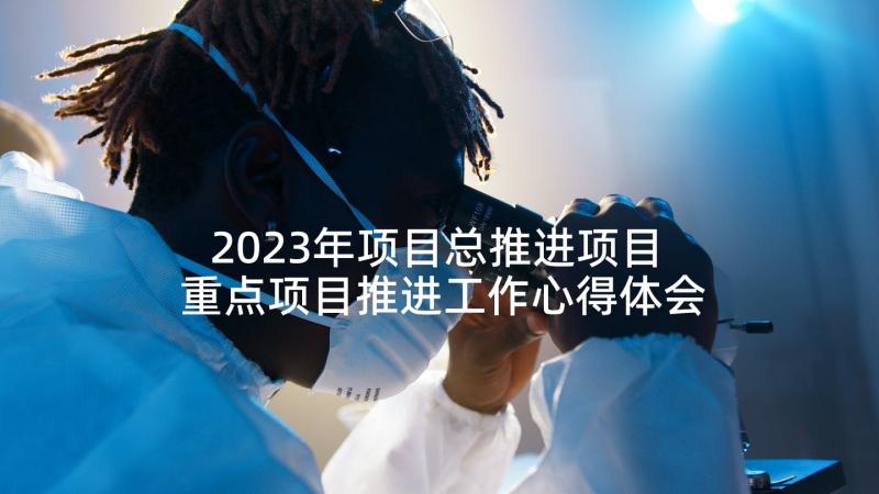 2023年项目总推进项目 重点项目推进工作心得体会(通用9篇)