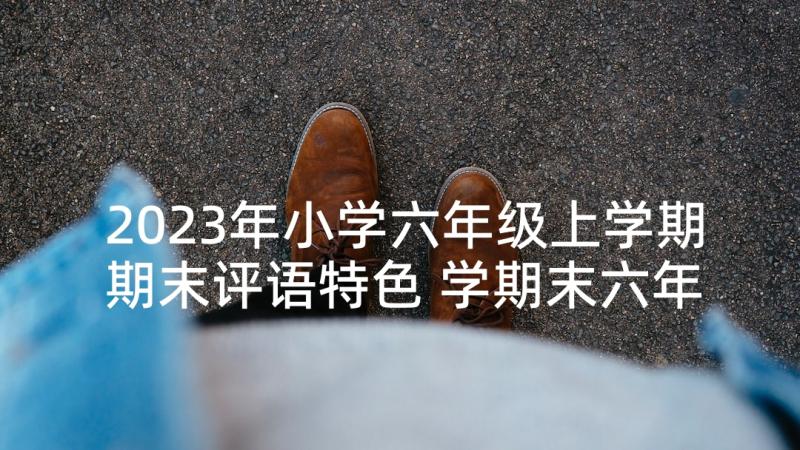 2023年小学六年级上学期期末评语特色 学期末六年级班主任评语(汇总5篇)