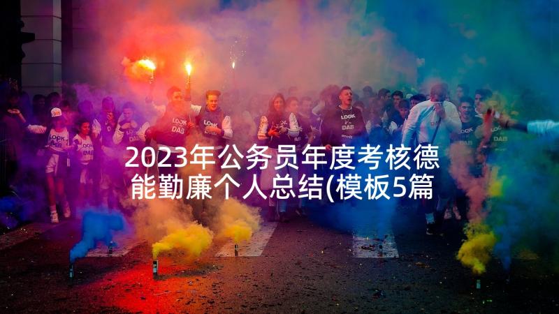 2023年公务员年度考核德能勤廉个人总结(模板5篇)