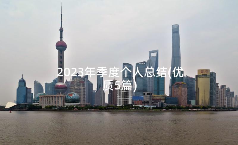 2023年季度个人总结(优质5篇)