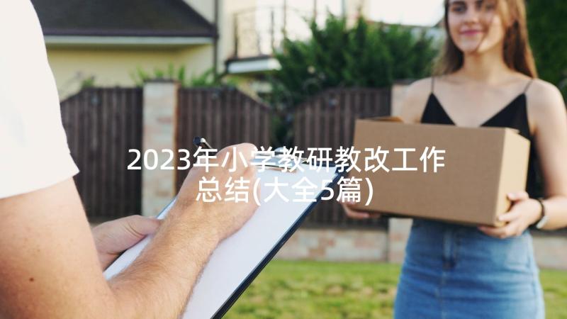 2023年小学教研教改工作总结(大全5篇)