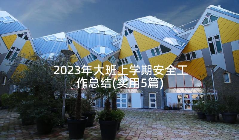 2023年大班上学期安全工作总结(实用5篇)