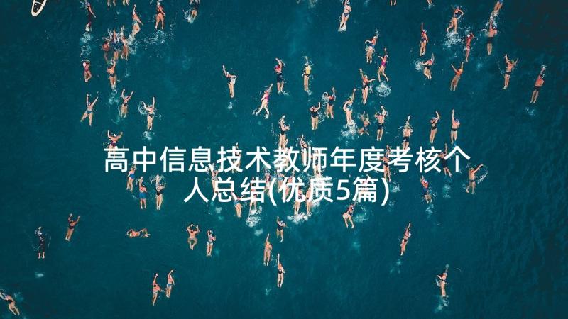 高中信息技术教师年度考核个人总结(优质5篇)