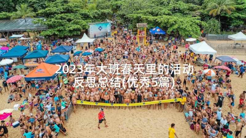 2023年大班春天里的活动反思总结(优秀5篇)