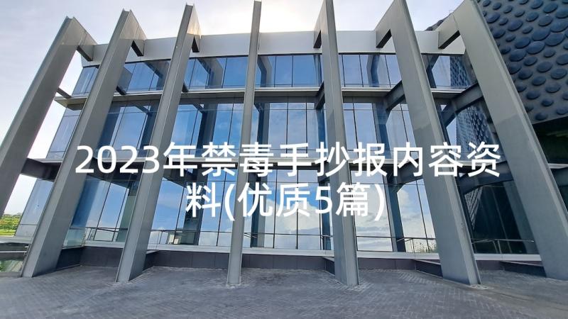 2023年禁毒手抄报内容资料(优质5篇)