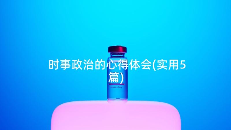 时事政治的心得体会(实用5篇)