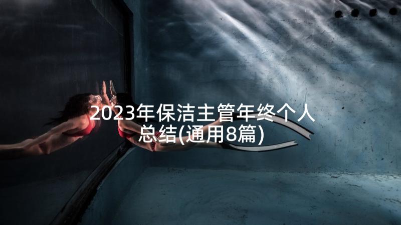 2023年保洁主管年终个人总结(通用8篇)