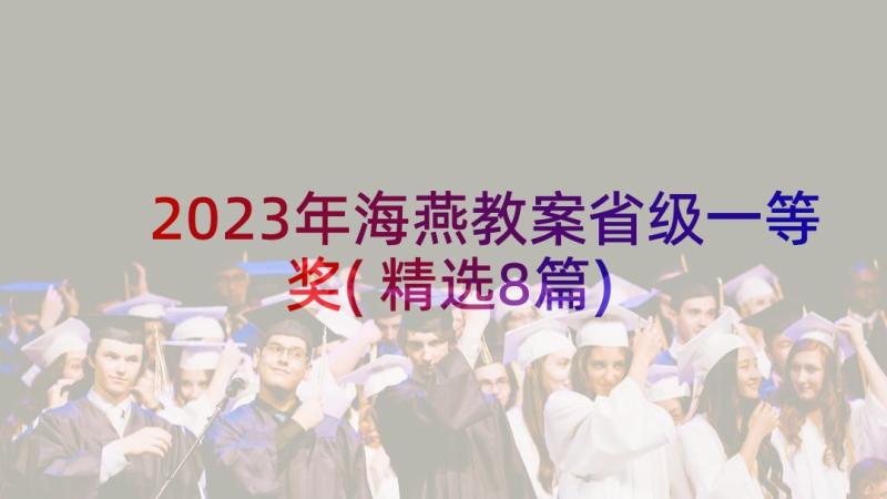 2023年海燕教案省级一等奖(精选8篇)