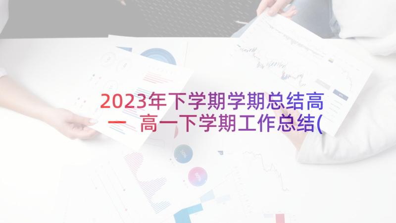 2023年下学期学期总结高一 高一下学期工作总结(模板10篇)