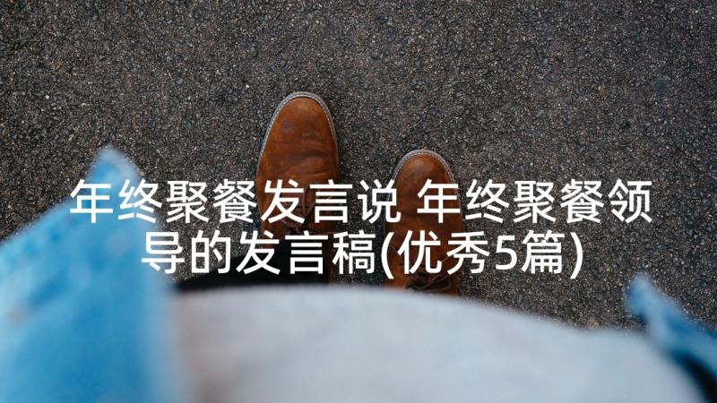 年终聚餐发言说 年终聚餐领导的发言稿(优秀5篇)